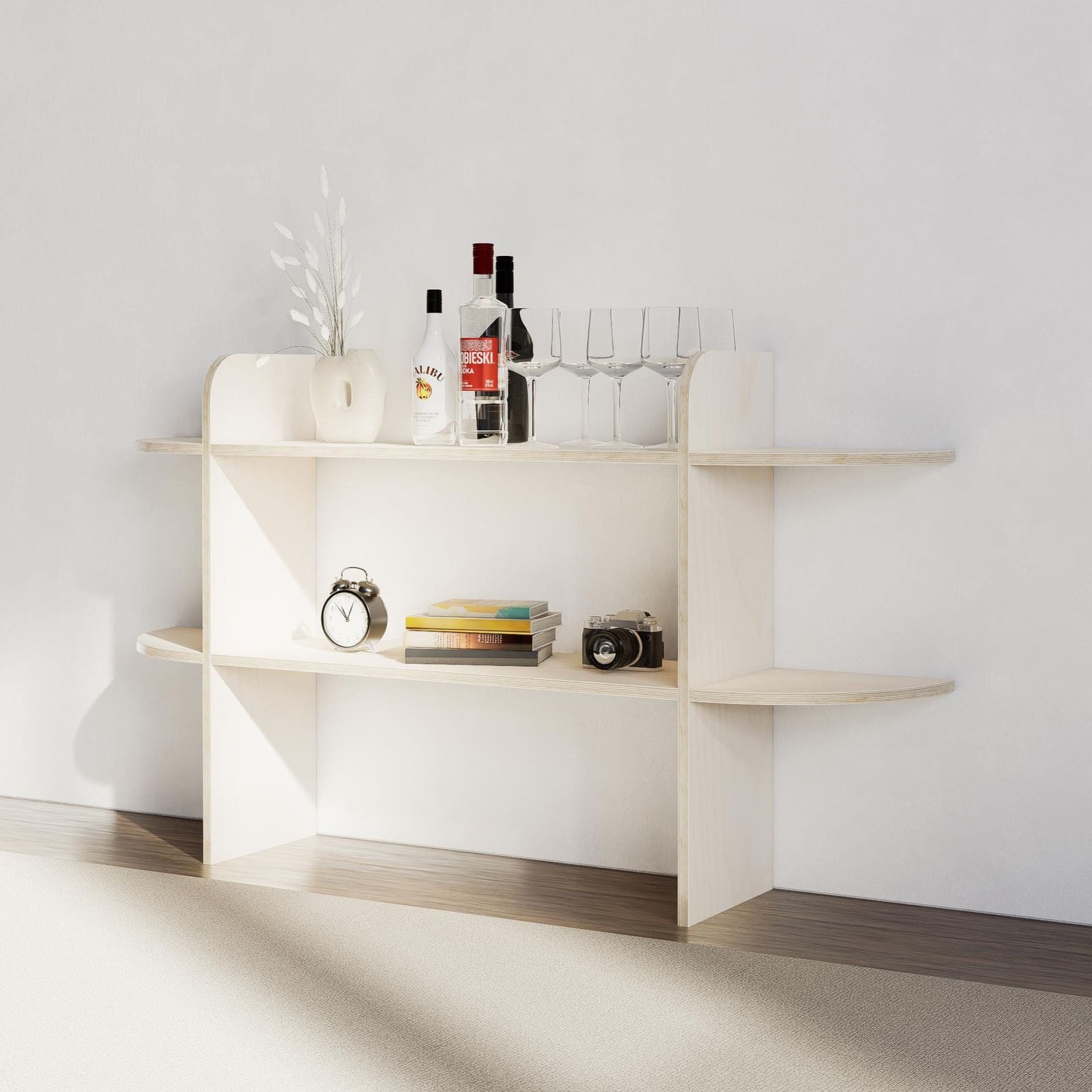 Raft Librash Plywood · Modeli 2 – punim artizanal çeliku nga AR-TI Atelier – foto 5