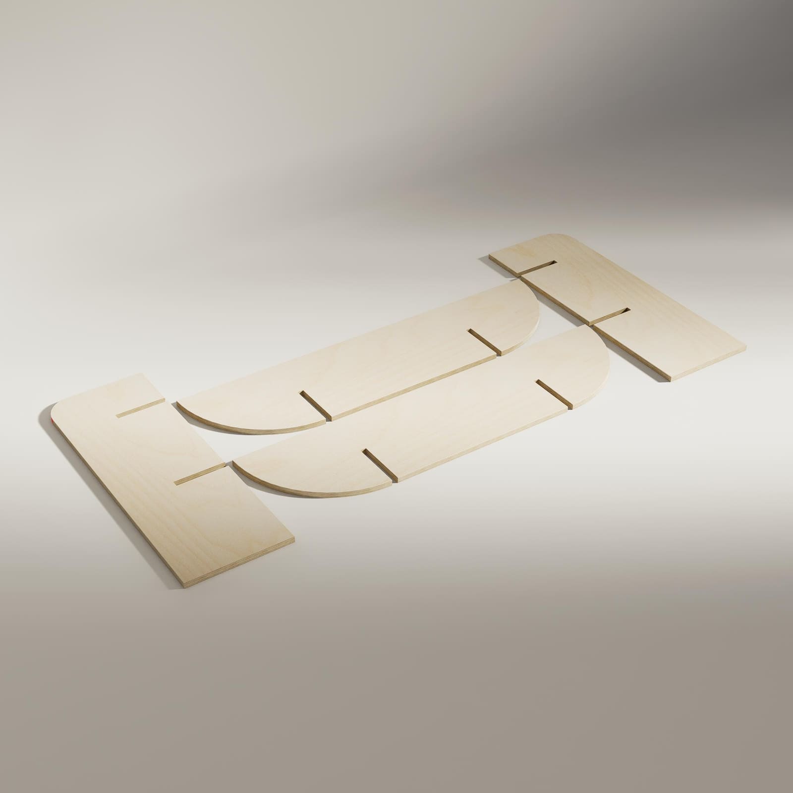 Raft Librash Plywood · Modeli 2 – punim artizanal çeliku nga AR-TI Atelier – foto 8