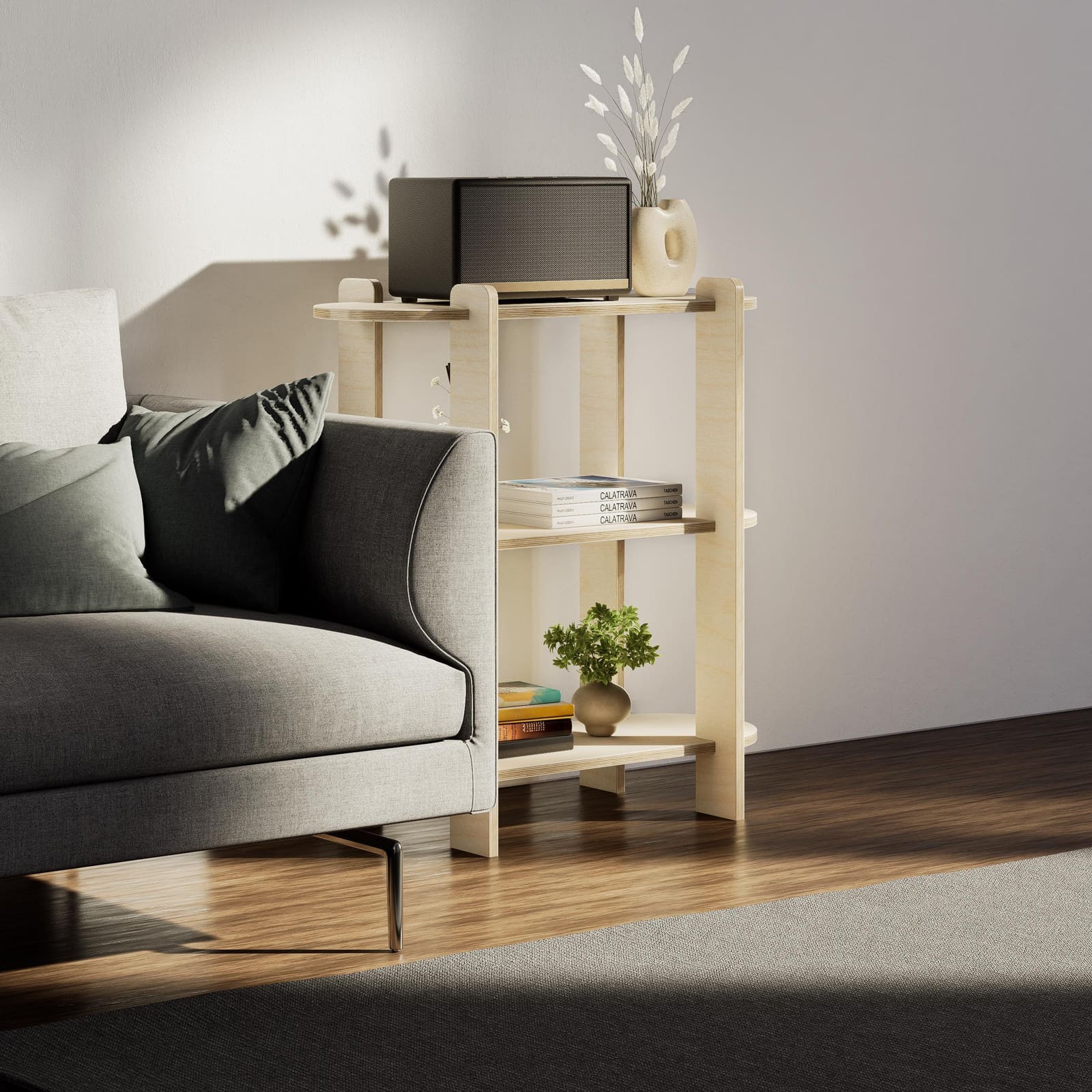 Raft Librash Plywood – punim artizanal çeliku nga AR-TI Atelier – foto 2