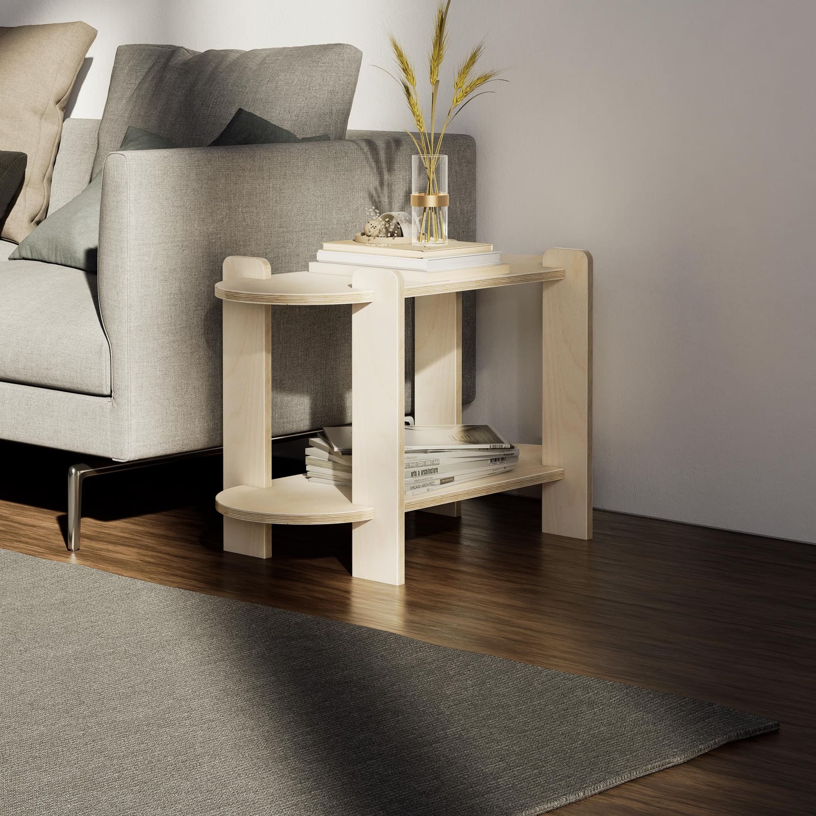 Raft Librash Plywood – punim artizanal çeliku nga AR-TI Atelier – foto 5