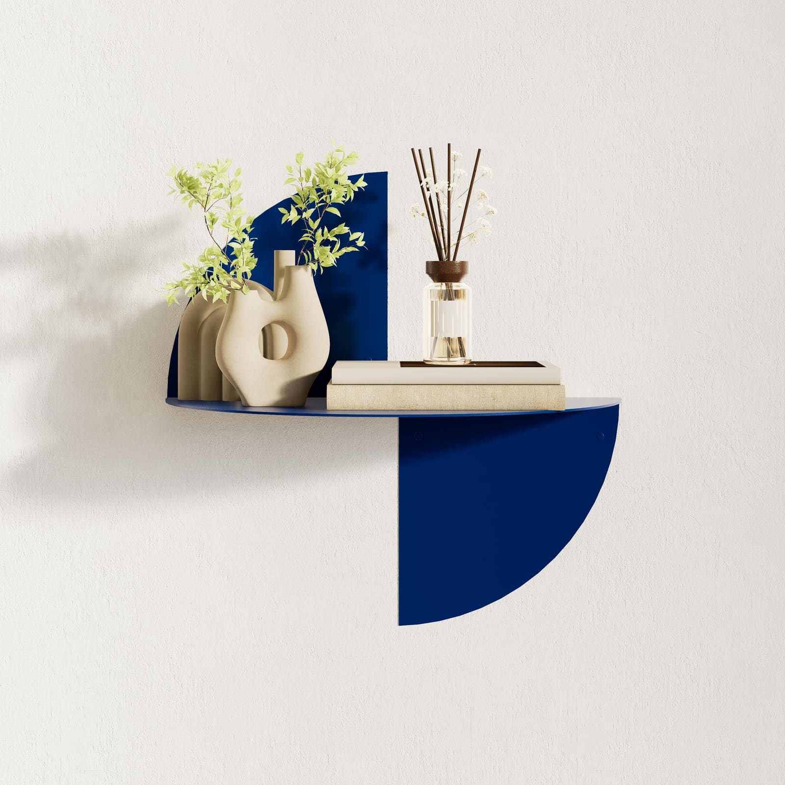 Raft Mural Metalik Gjysmërrethor · Modeli 3 – punim artizanal çeliku nga AR-TI Atelier – foto 5