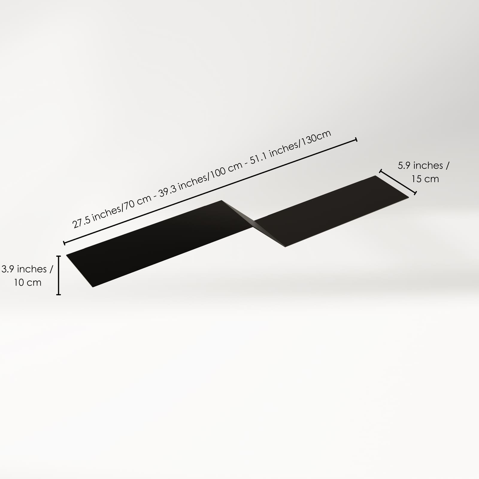 Raft Mural Metalik Minimalist · Modeli 2 – punim artizanal çeliku nga AR-TI Atelier – foto 9