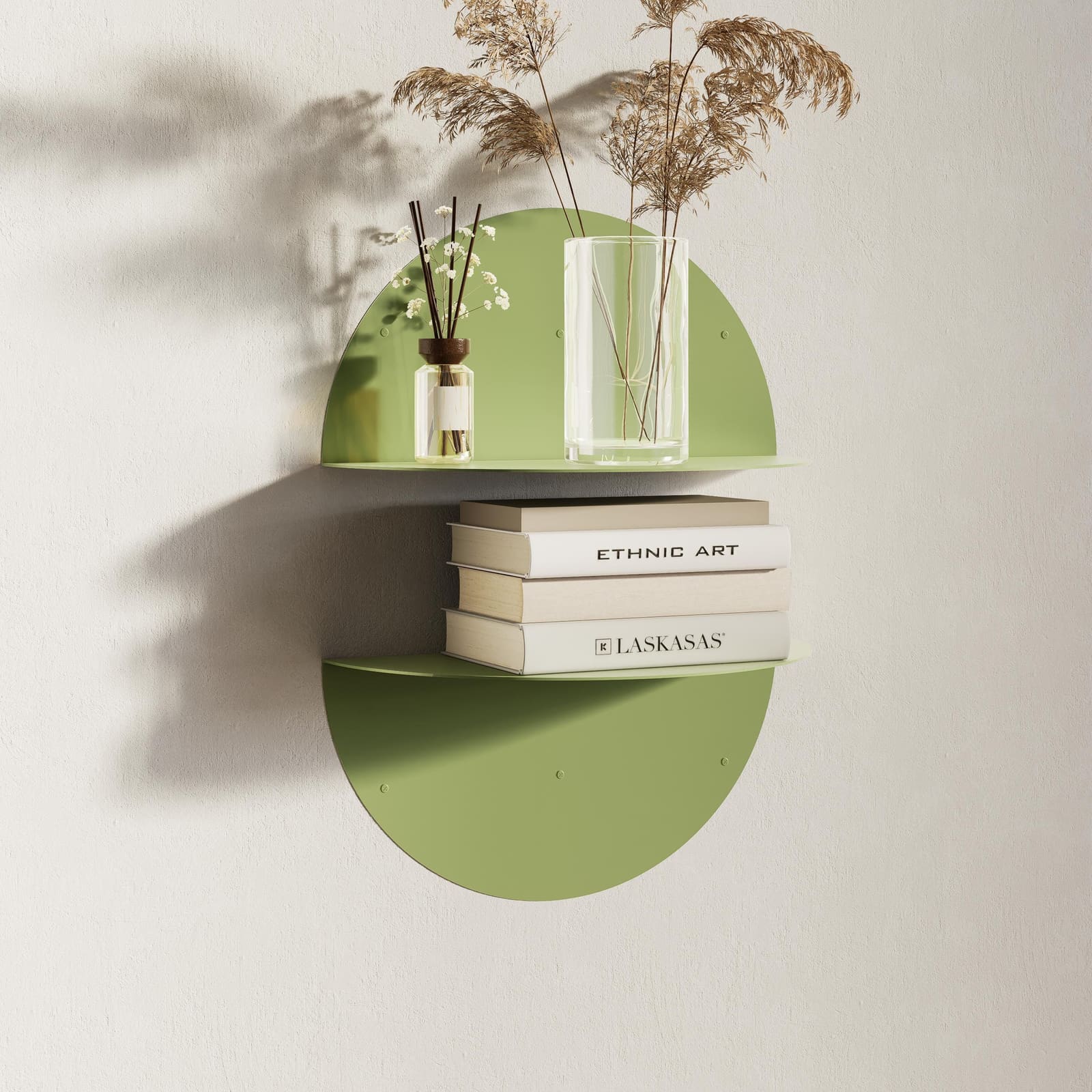 Raft Mural Metalik Minimalist (Set 2 Copë) – punim artizanal çeliku nga AR-TI Atelier – foto 5