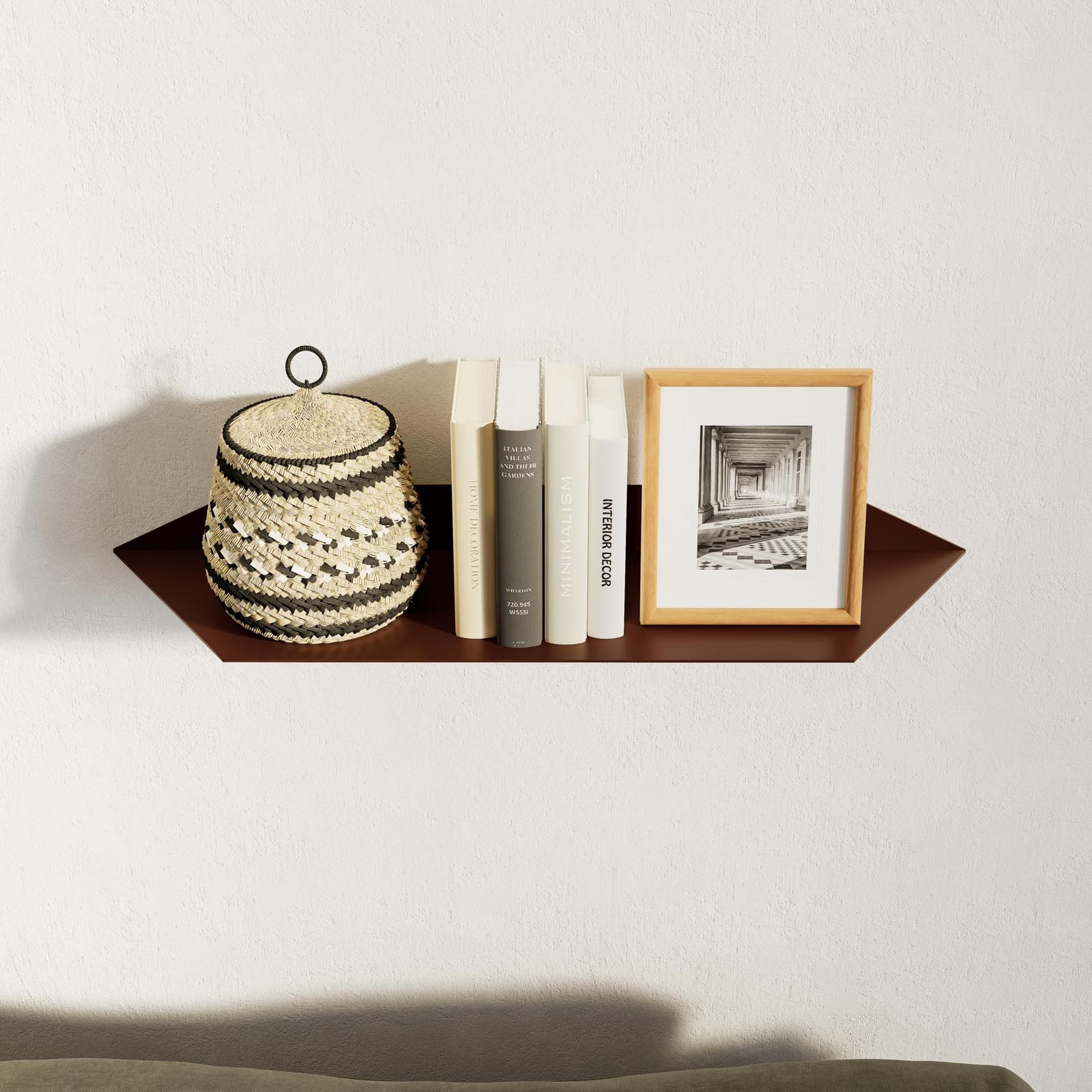 Raft Mural Metalik Minimalist – punim artizanal çeliku nga AR-TI Atelier – foto 2