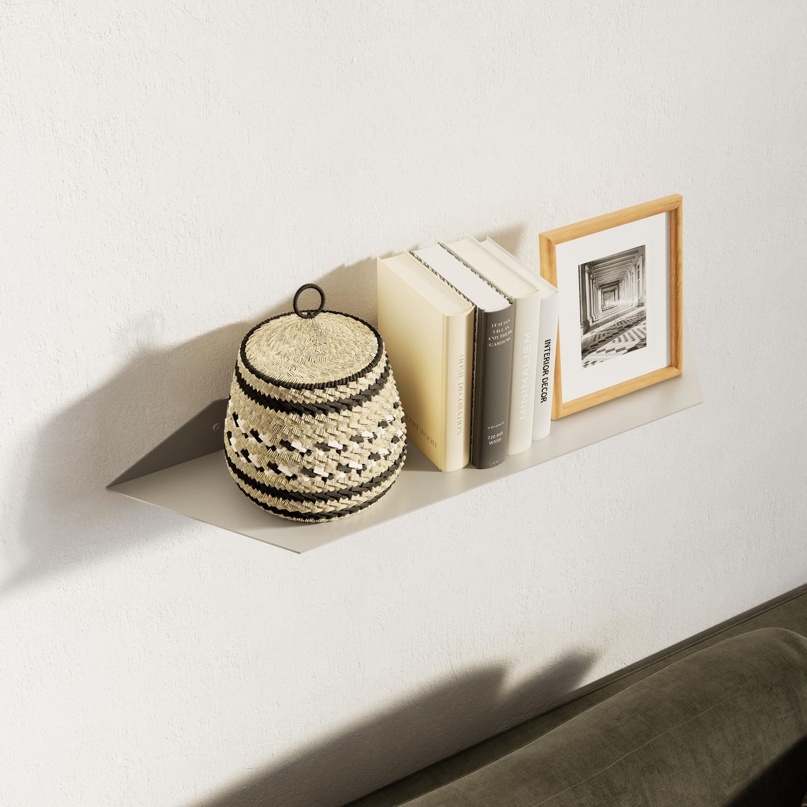Raft Mural Metalik Minimalist – punim artizanal çeliku nga AR-TI Atelier – foto 9