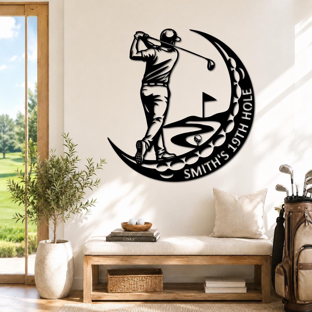 Tabelë Golfi e Personalizuar – punim artizanal çeliku nga AR-TI Atelier – foto 4