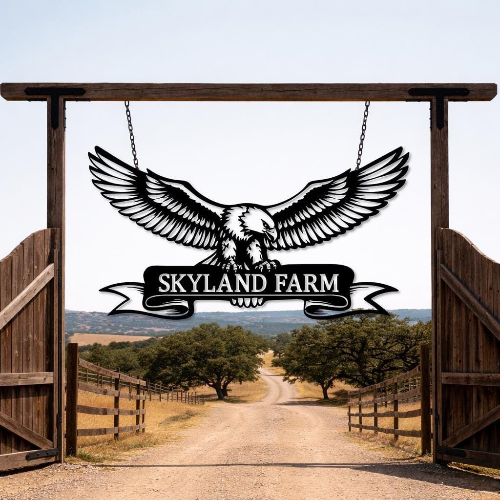 Tabelë Shqiponje e Personalizuar – punim artizanal çeliku nga AR-TI Atelier – foto 4